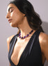Violet Veil Tumble Necklace