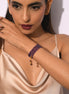 Violet Veil Beaded Bracelet