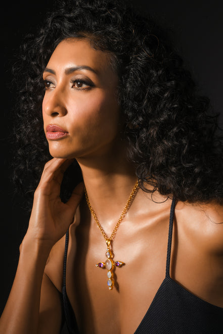 Amara Cross Necklace