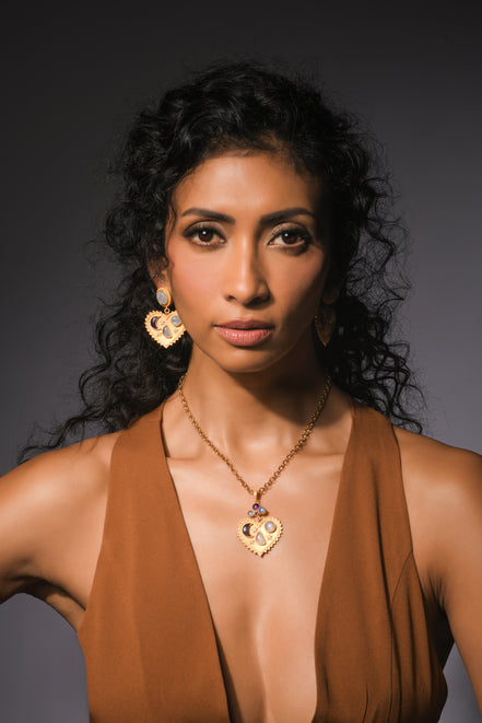 Moonlit Hearts Necklace