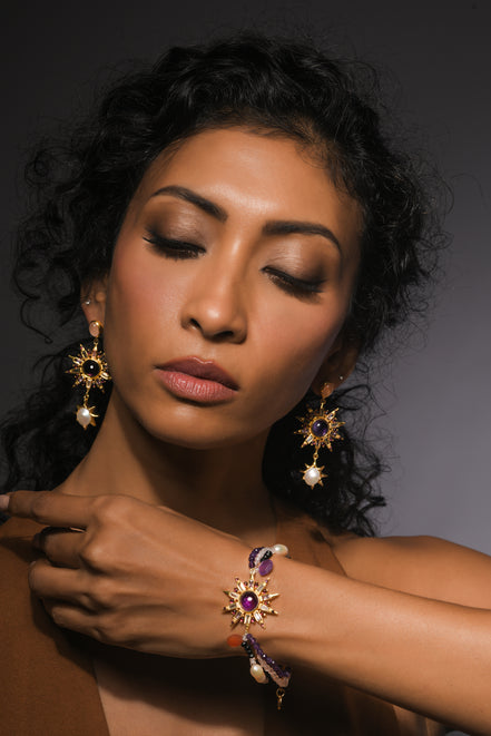 Violet Sovereign Earrings