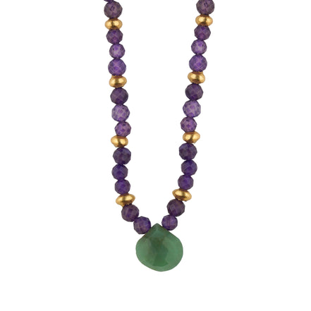 Violet Veil Choker (Amethyst multi)