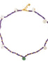 Violet Veil Choker (Amethyst multi)