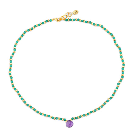 Sacred Roots Choker (Green Onyx)