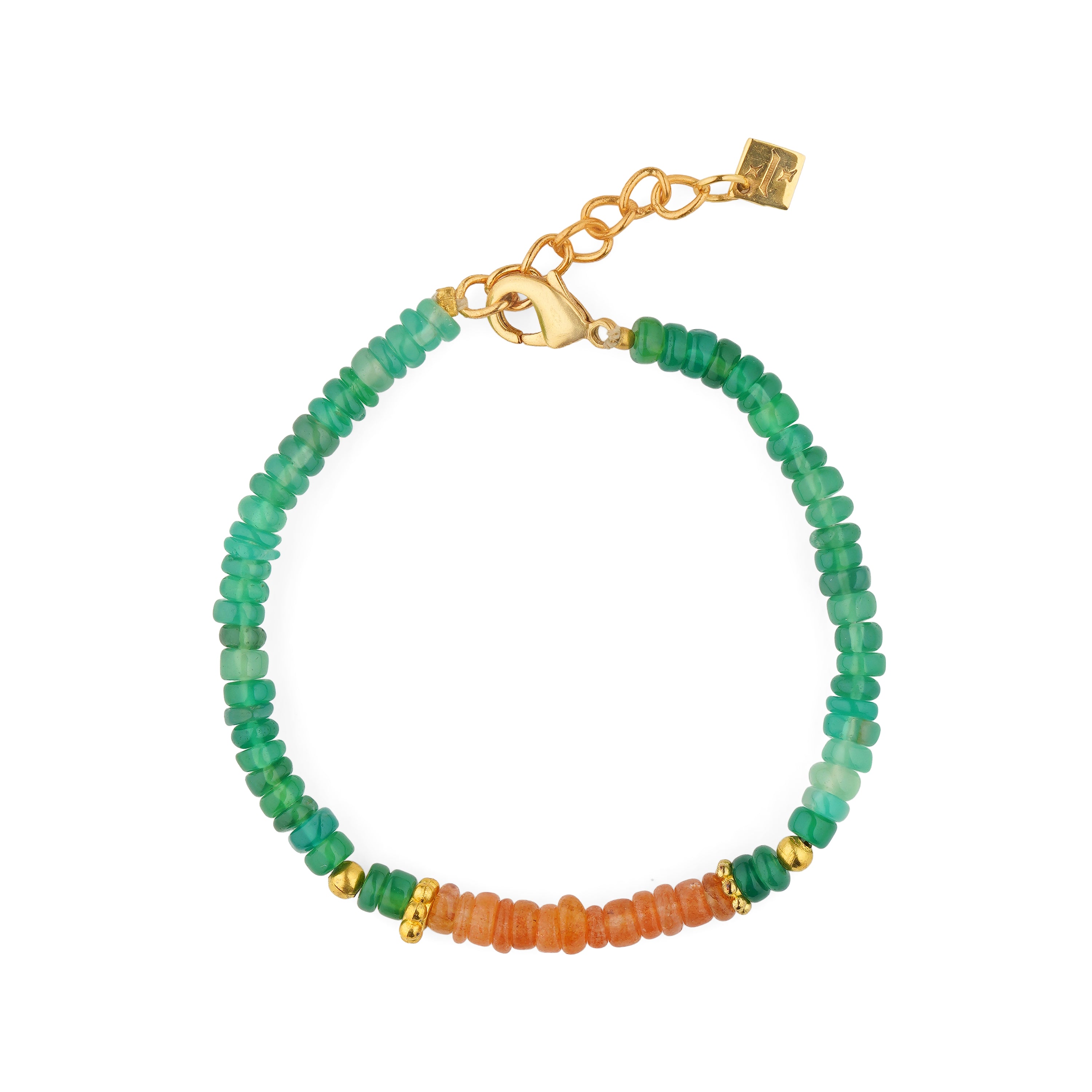 Eden Glow (Strawberry + Green Onyx)