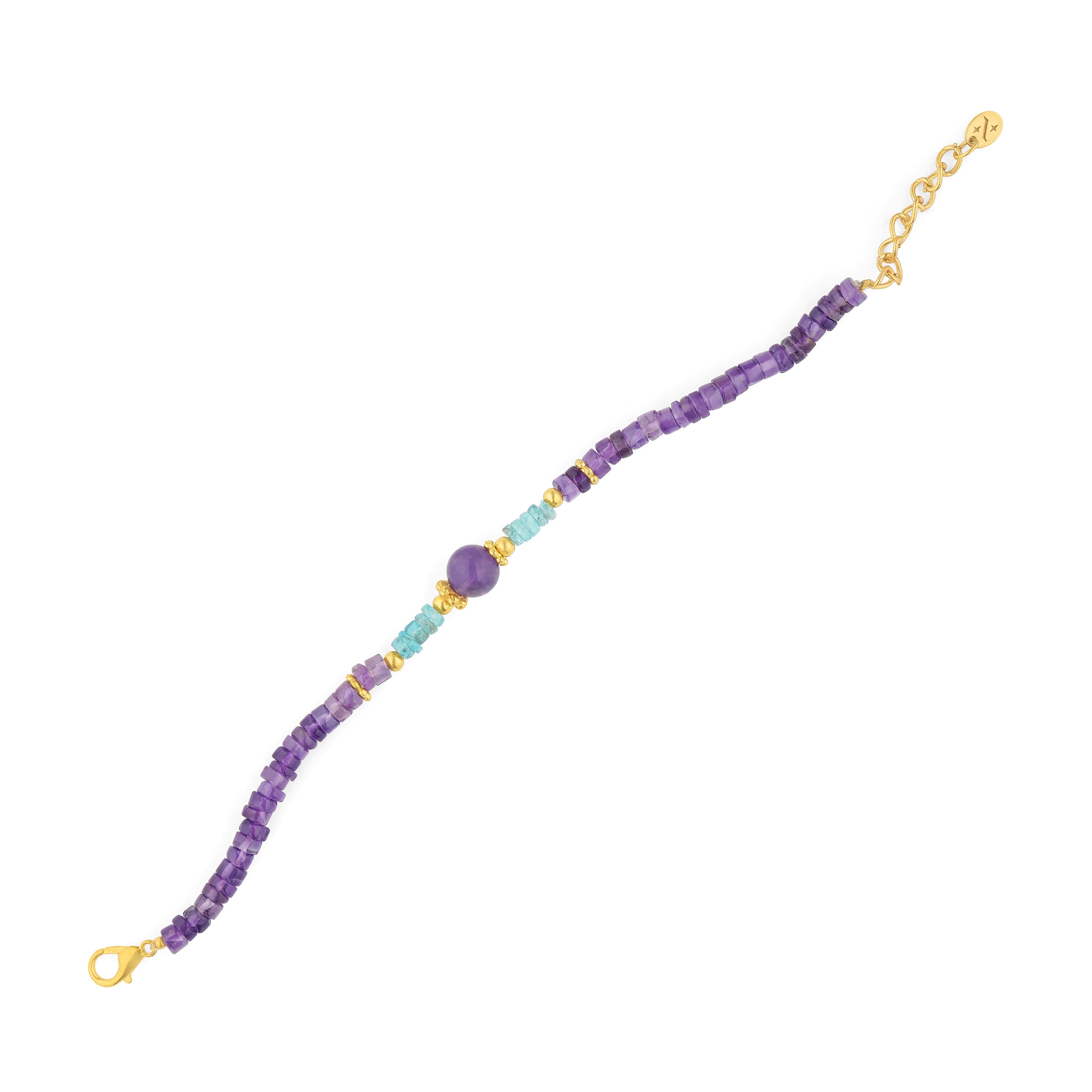 Inner Tide Bracelet (Amethyst + Apatite)