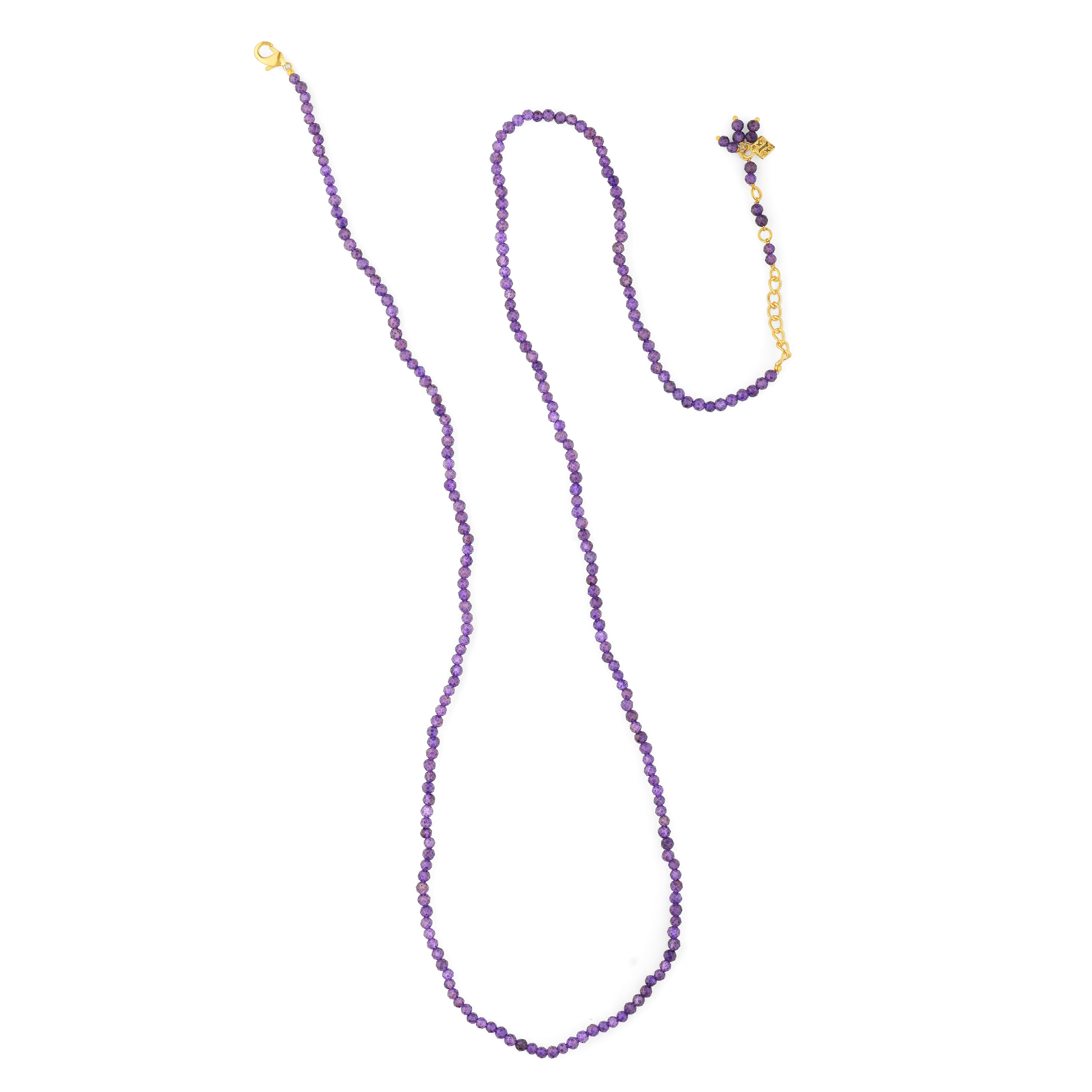 Violet Veil Beaded Bracelet