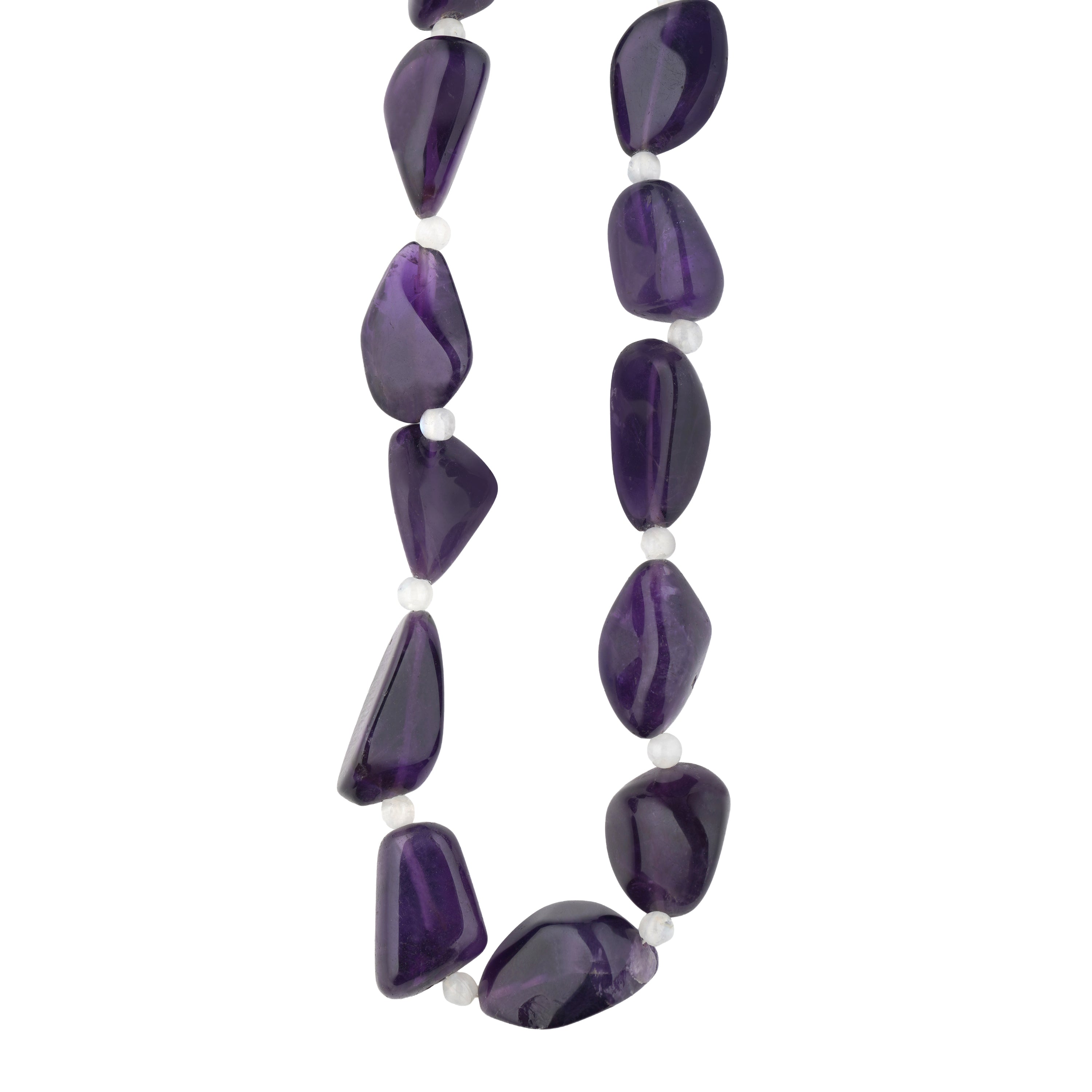 Violet Veil Tumble Necklace