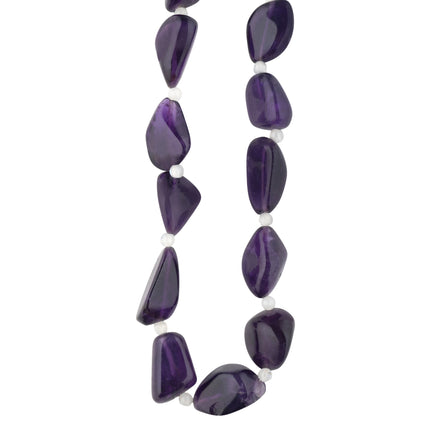 Violet Veil Tumble Necklace