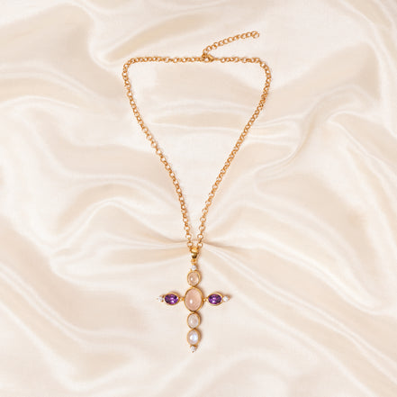 Amara Cross Necklace