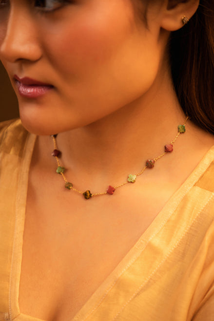 Sandhya Necklace - model shot