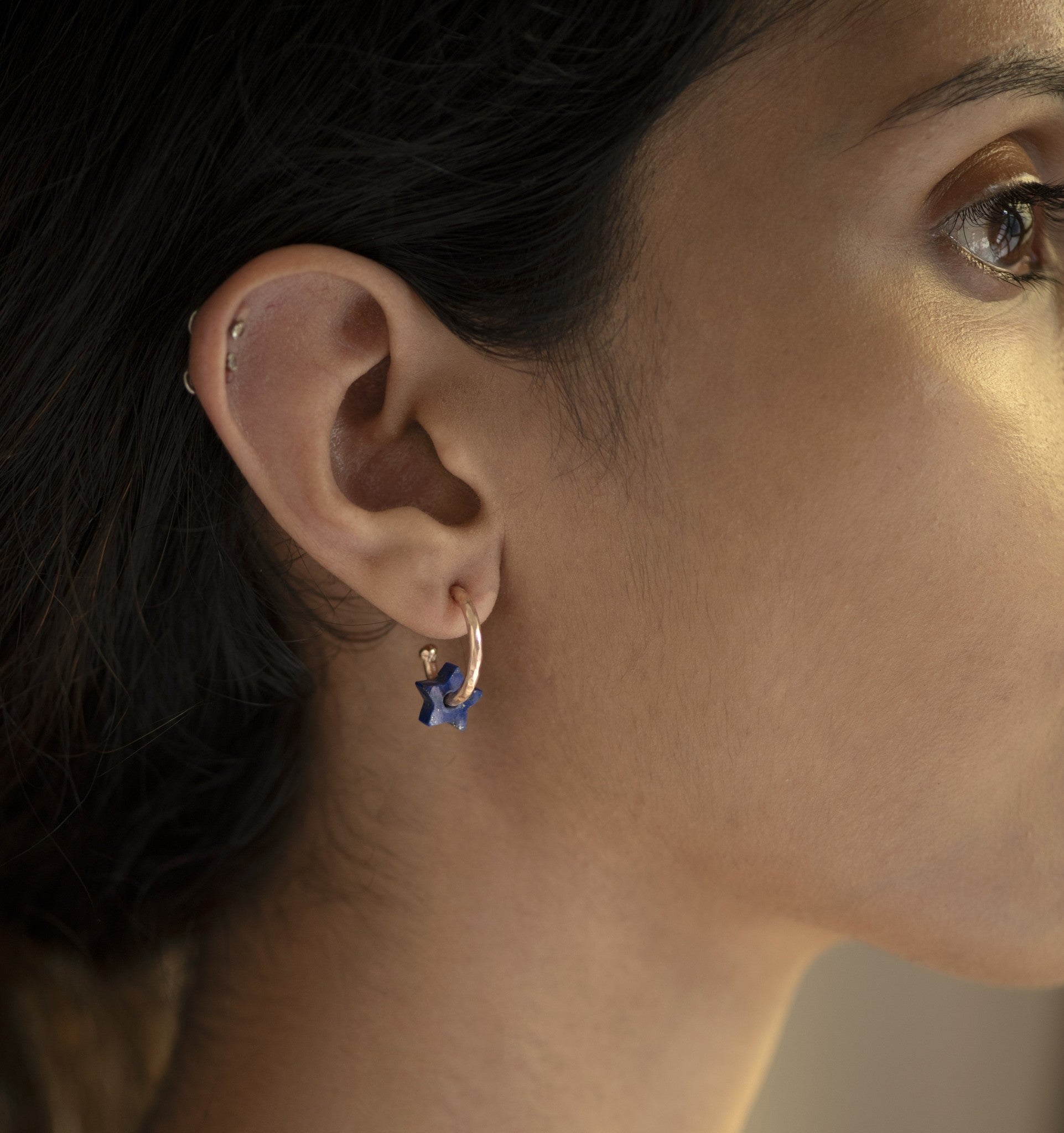 Athena Star Hoops (mini)