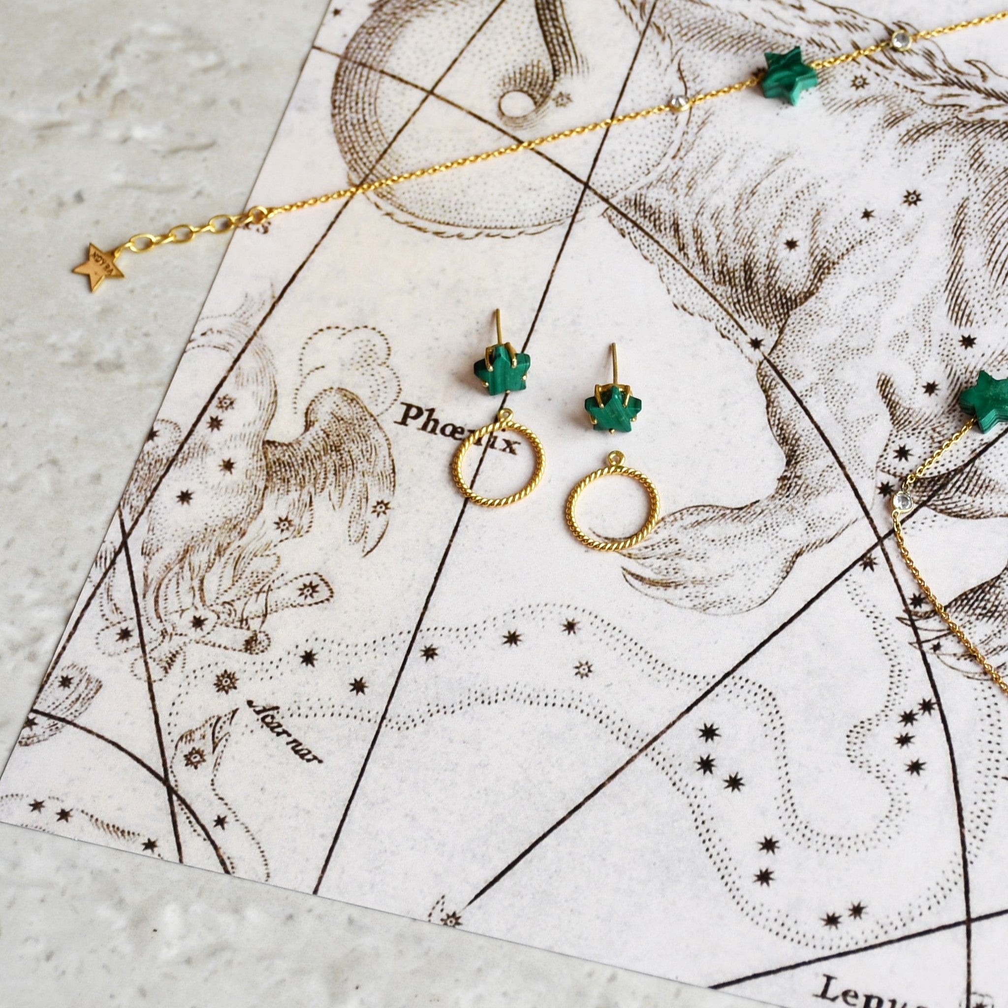 Juno Star Ring Earrings