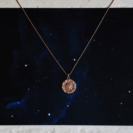 Ra Pendant + Chain Set (Rose Gold)