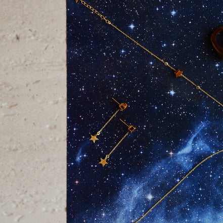 Freya Star Chain Earrings